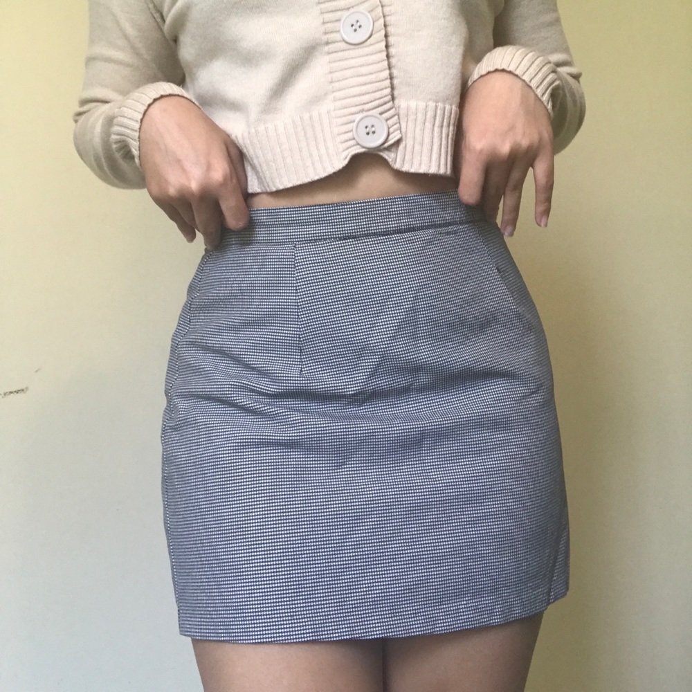 Plaid Mini Skirt